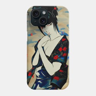 Geisha painting Phone Case