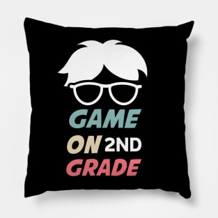 Game on grade 2ND shirt- Back To School-Video Game2nd Grade Level  Video Game Pillow