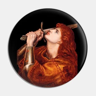 Joan of Arc by Dante Gabriel Rossetti Pin