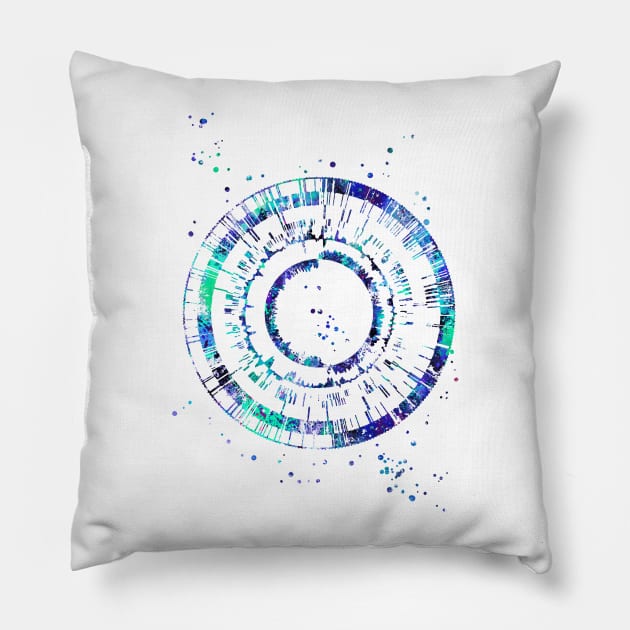 Genomics Pillow by RosaliArt