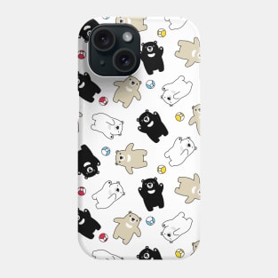 Bear Cute Pattern Design Phone Case Design Phone Case