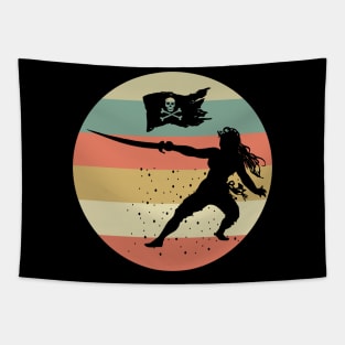 Pirate Life Vintage Tapestry