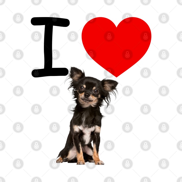I HEART FLUFFY Chihuahua by EmoteYourself