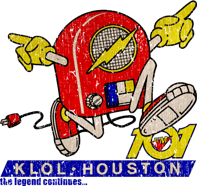 KLOL FM Houston 1970 Vintage Kids T-Shirt by RASRAP