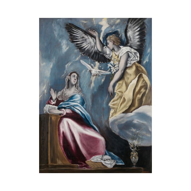 The Annunciation by El Greco by Classic Art Stall