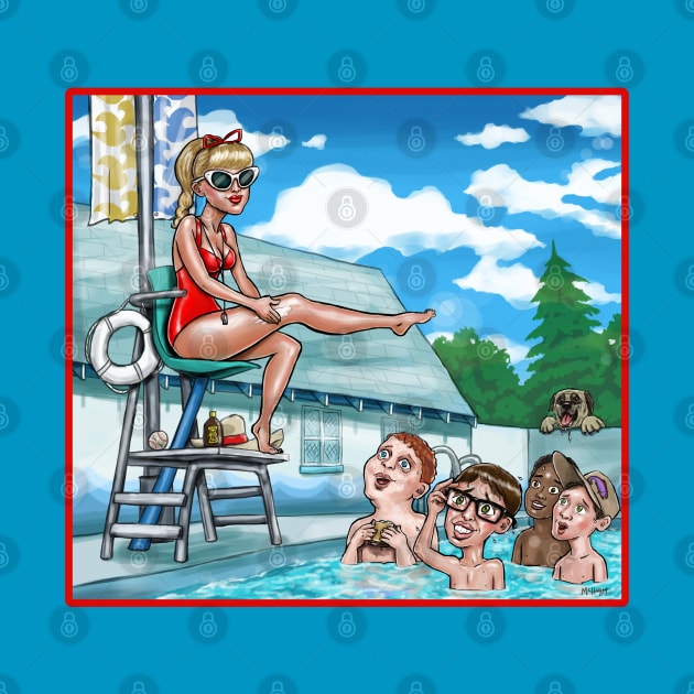 Oiling and Lotioning by mcillustrator