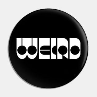 weird bold logo design Pin