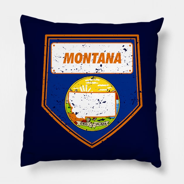 montana Pillow by DeekayGrafx