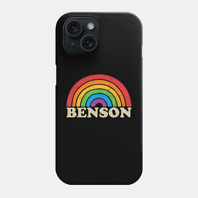 Benson - Retro Rainbow Flag Vintage-Style Phone Case by ermtahiyao	