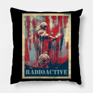 biohazard - gas mask, radioactive Pillow