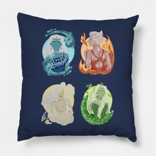 FOUR ELEMENTS GODDESSES Pillow