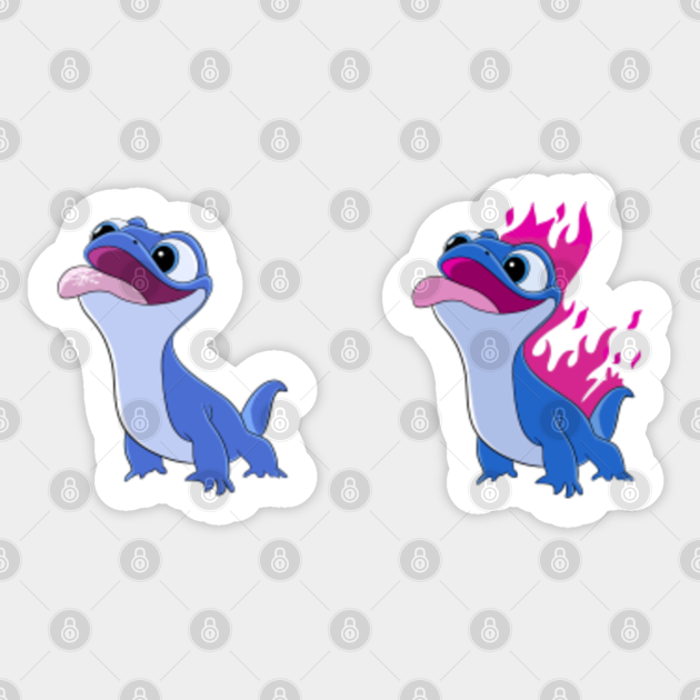 Cute 2 Bruni Fire Spirit Frozen Elsa Lizard Cartoon Character Bruni Frozen 2 Sticker Teepublic Isolated character firefighter in protective suit stands. cute 2 bruni fire spirit frozen elsa lizard cartoon character