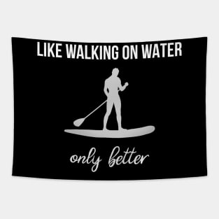 S.U.P. Like Walking On Water Tapestry