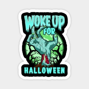 Zombies woke from quarantine for Halloween Magnet