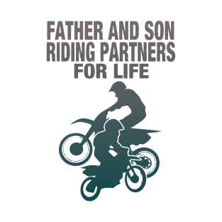 Father and son riding partners T-Shirt