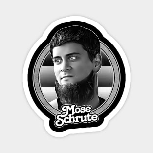 Mose Schrute \/\ Retro Style Fan Artwork Magnet