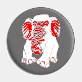 Elephant silhouette Siluet 3D 大象 elefant pixelart Pin