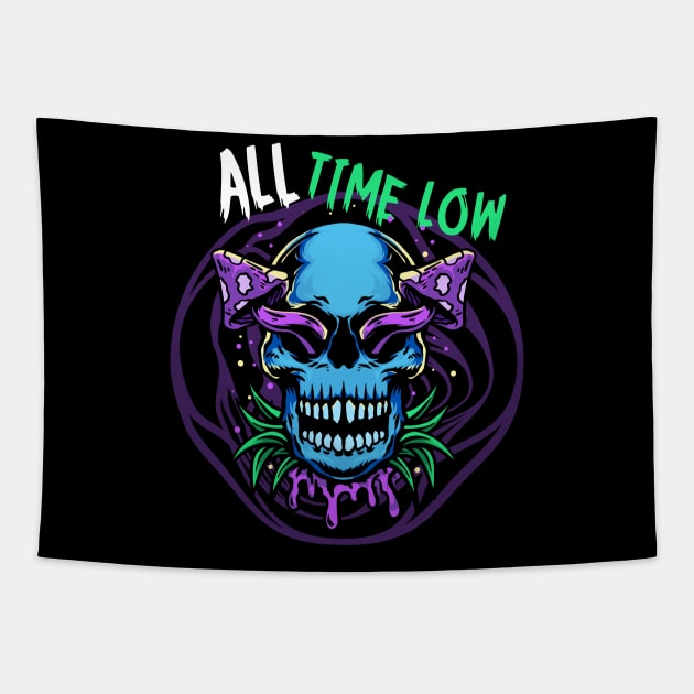all time low psychedelic Tapestry by pesidsg