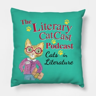 The Literary Catcast Podcast Pillow