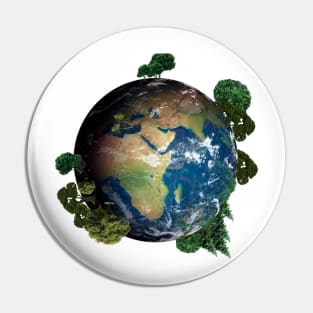 I Love Our Earth Pin