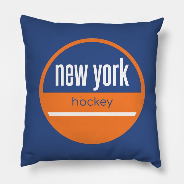 new york islanders hockey Pillow by BVHstudio