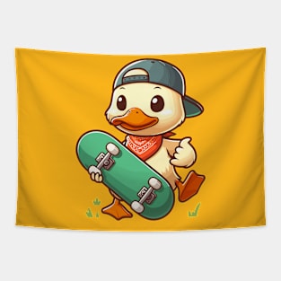 Chill Duck Skateboard Tapestry