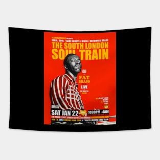 POSTER - THE SOUTH LONDON - SOUL TRAIN FAT BRASS Tapestry