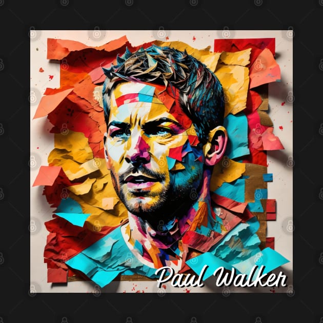 Paul Walker // Paper Art by Otmr Draws