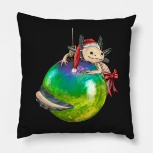 Festive Xmas Axolotl Pillow