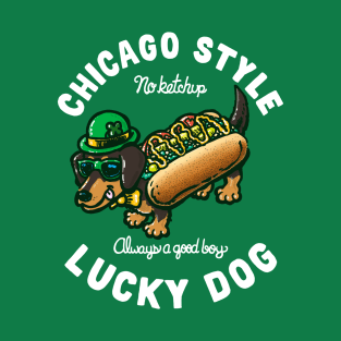 Da Lucky Chicago Dog T-Shirt