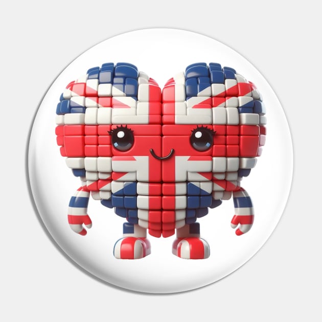 I Love UK Pin by Dmytro