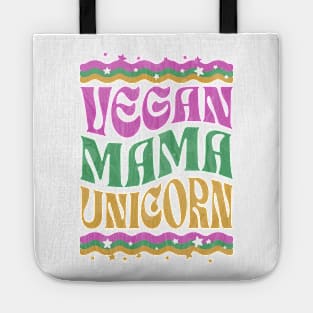 Vegan Mama Unicorn, Vegan Moms, Christmas Gifts 2023, Vegan Mothers Day 2024 Tote