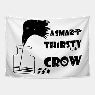 the thirsty crow Tapestry