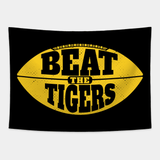 eat the Tigers // Vintage Football Grunge Gameday Tapestry