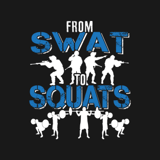 Law Enforcement Swat Team Power Lifting Police T-Shirt