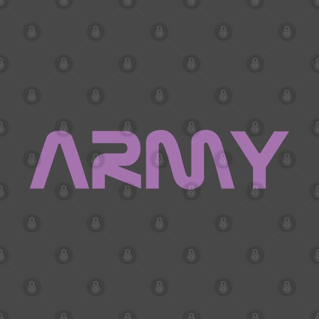 BTS ARMY nasa logo purple by Oricca