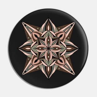 Star mandala Pin