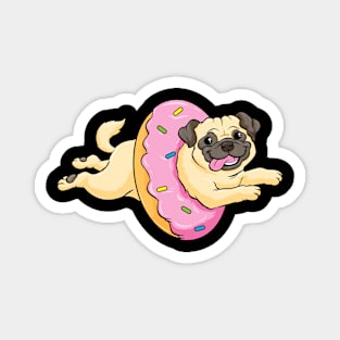 Dog with Sprinkles and Donat Magnet