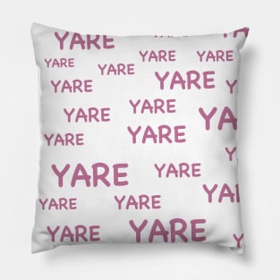 YARE YARE Pink Pillow