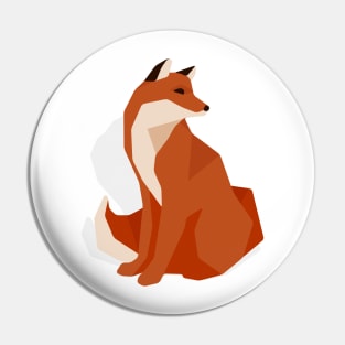 POLYGONAL FOX , GEOMETRIC FOX beautiful colorful abstract Pin