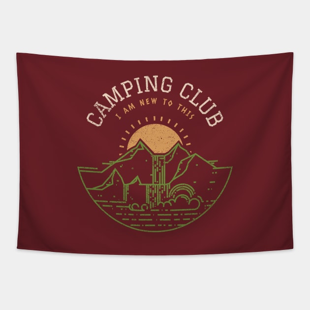 Camping Club, I am new to this! Tapestry by Live Together