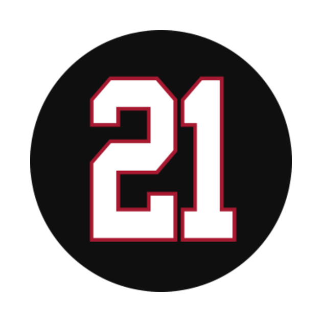 Deion Sanders Atlanta Falcons Number 21 Jersey Inspired Atlanta