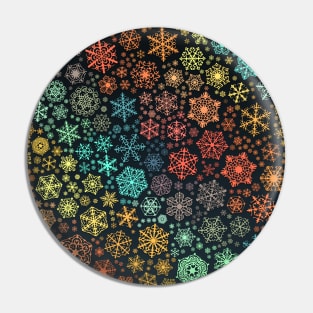 Colored snow Pin