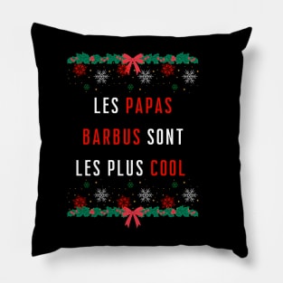 Papa barbu barbe mari cool cadeau Pillow