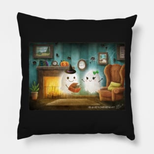 Halloween Ghosts Love Pillow