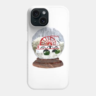 Laxey wheel snowglobe Phone Case