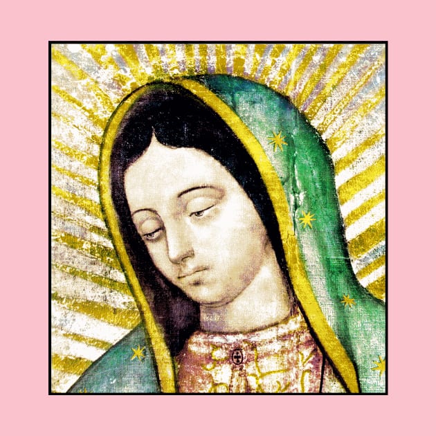 Our Lady of Guadalupe Virgin Mary by Cabezon