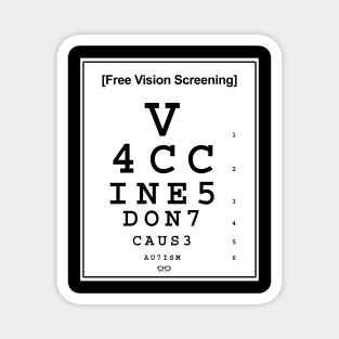 Free Vision Screening Magnet