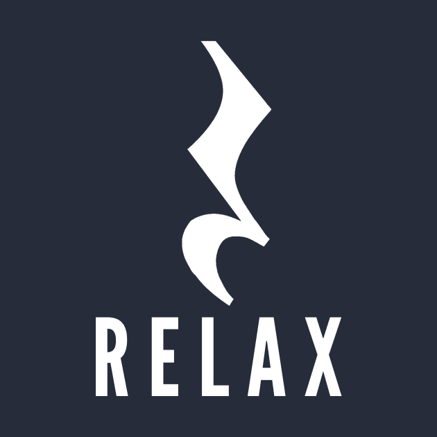 Relax - Quarter Note Rest with a Twist by CreateWhite