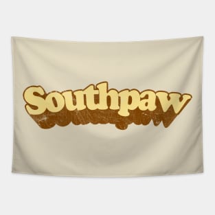 Southpaw - Left Handed Typography Design Tapestry